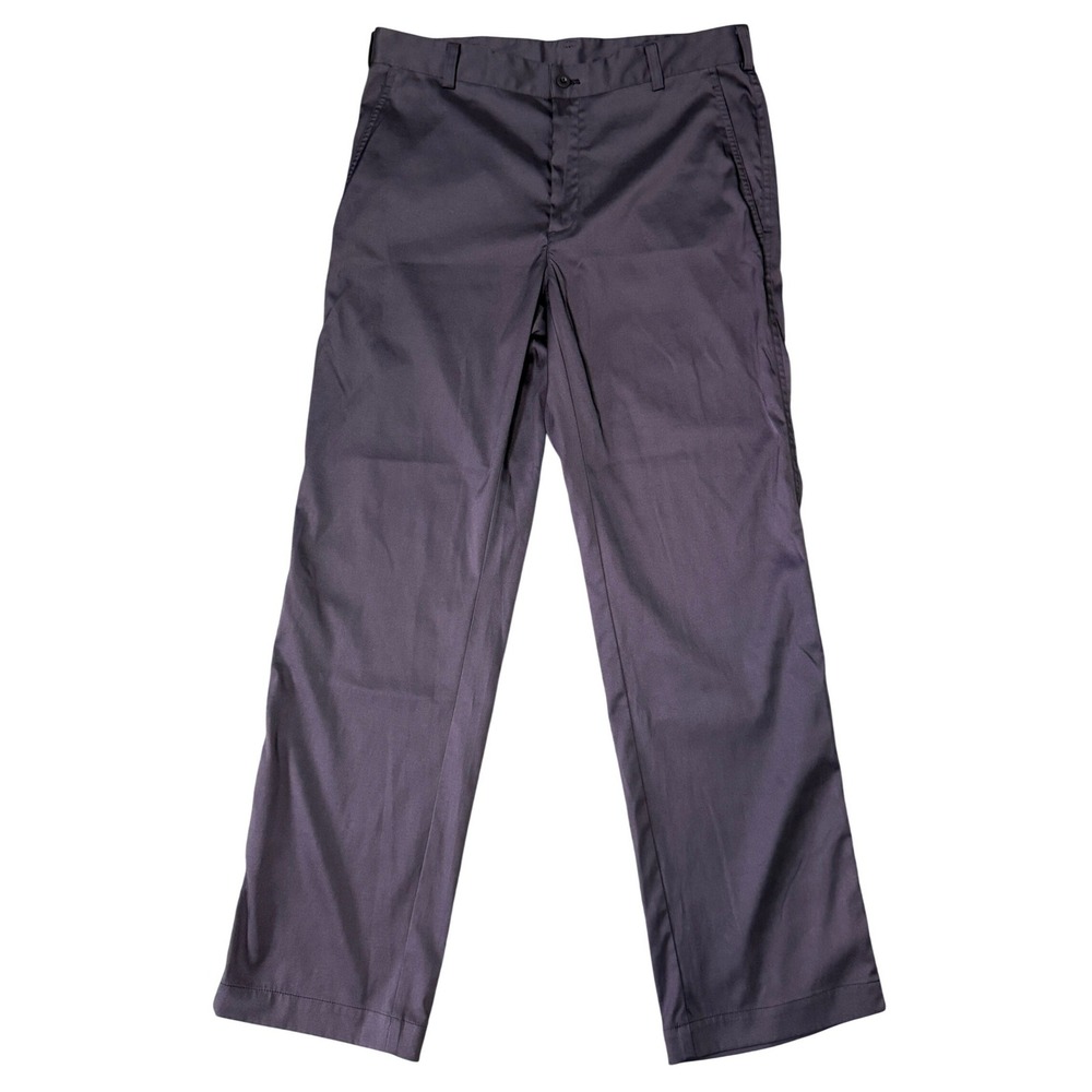 Nike Golf Dri-FIT Mens Black Flat Front Stretch Performance Pants‎ 32x30